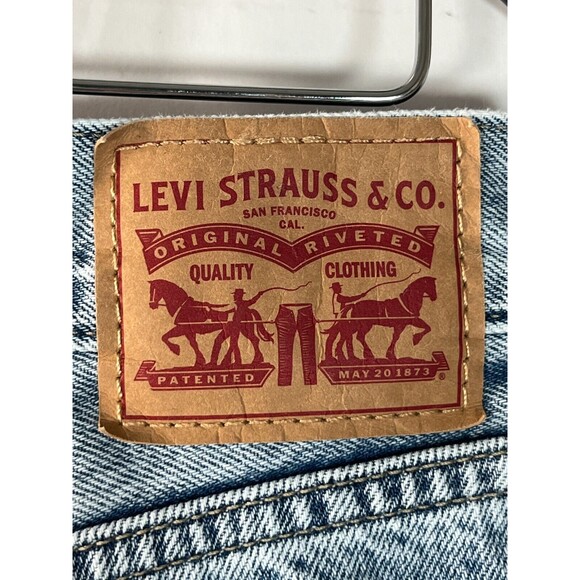 Levis Low Pro Straight Leg Jeans Size 26 Medium Wash Casual Everyday Denim - Picture 8 of 13